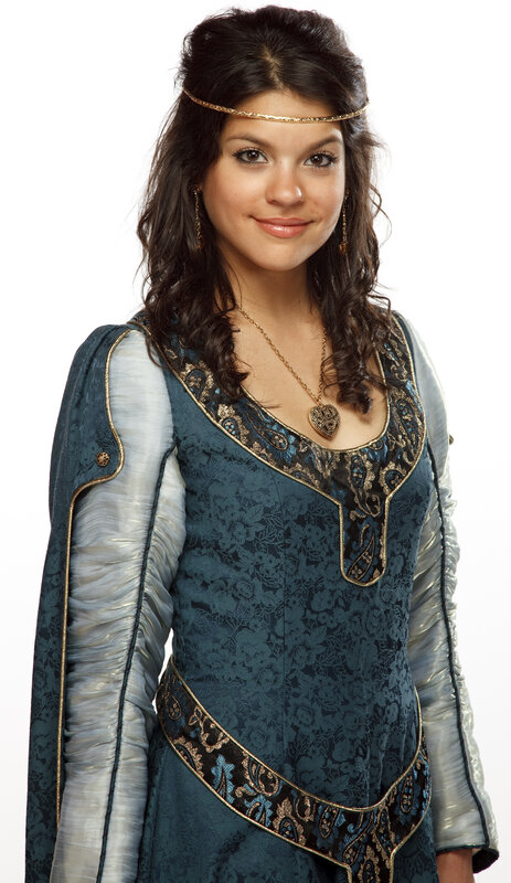 woman in medieval dress