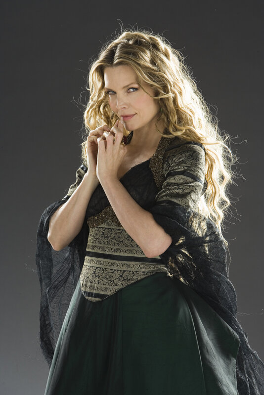 woman in medieval dress