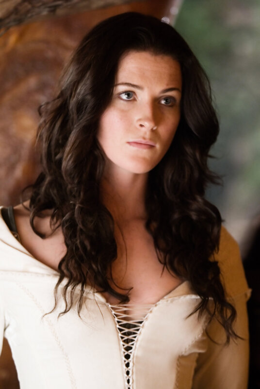woman in medieval dress