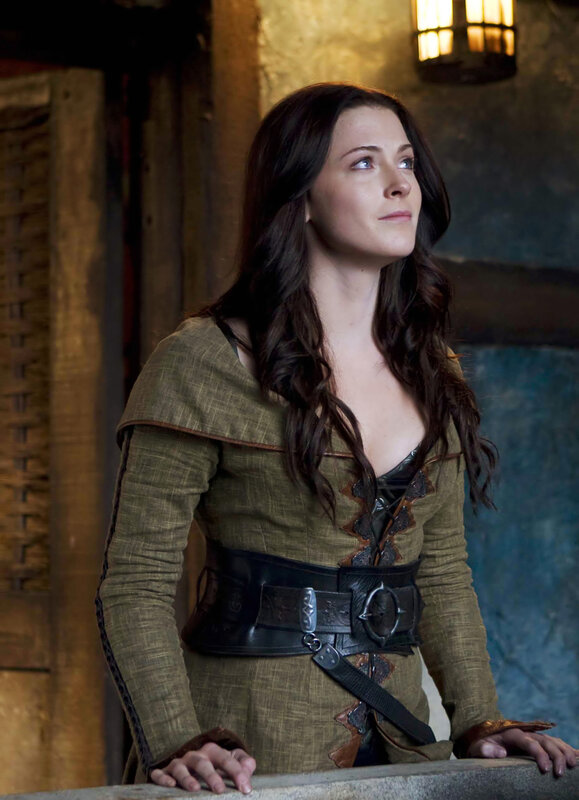 woman in medieval dress