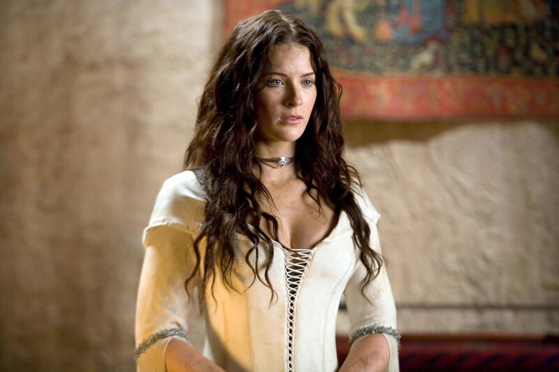 woman in medieval dress