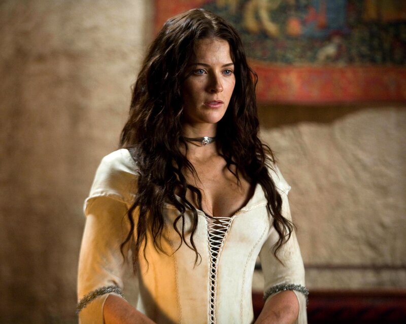 woman in medieval dress