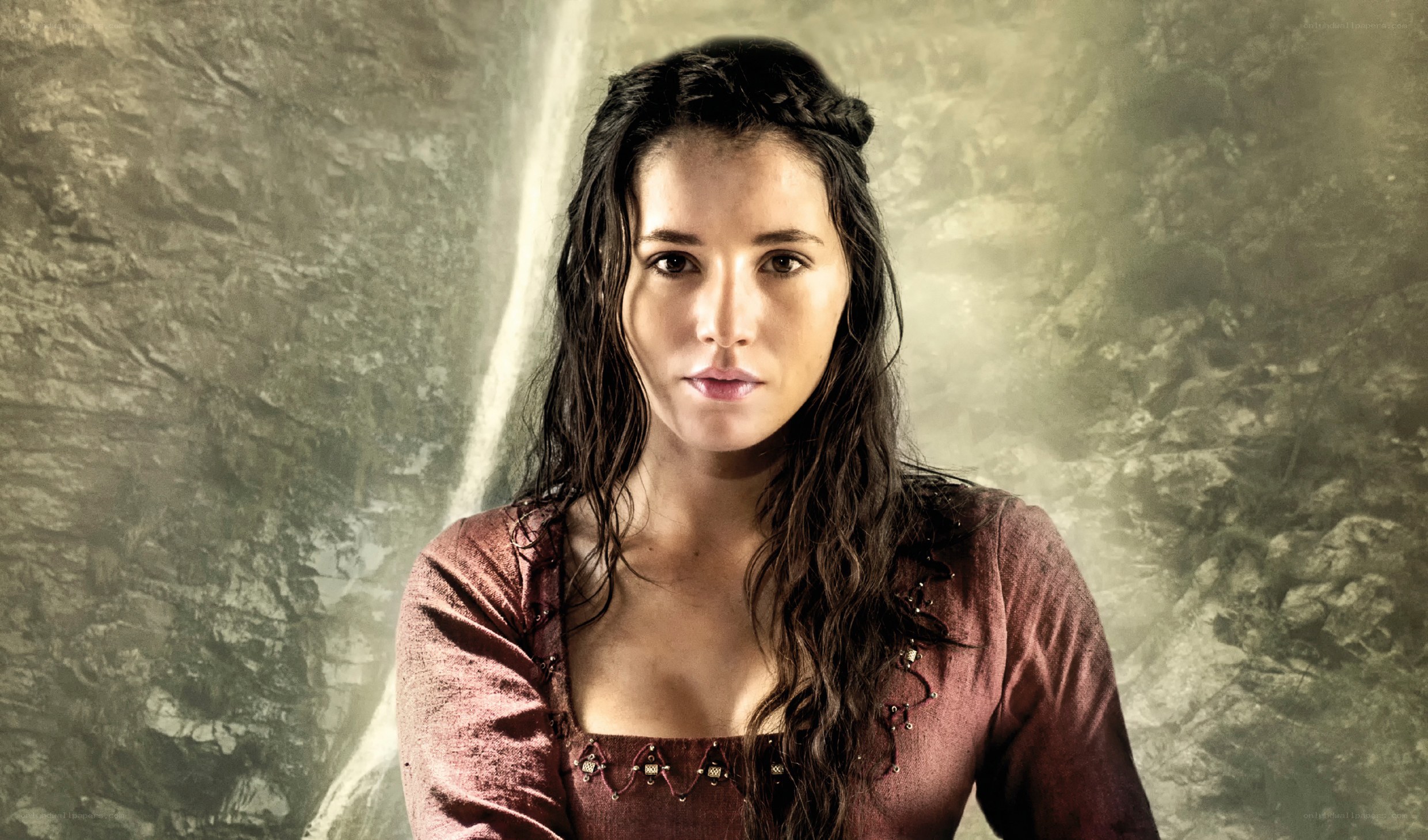 woman in medieval dress