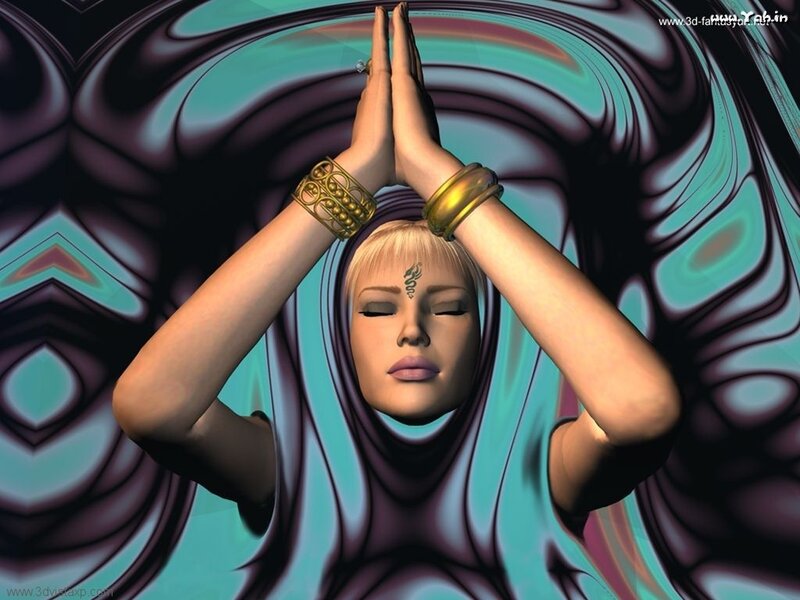 woman in meditation pose