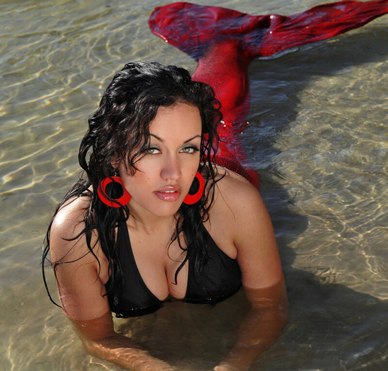 Woman in Mermaid Tail