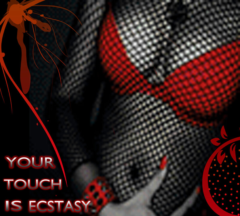 Woman in Mesh Outfit — Black, Dramatic