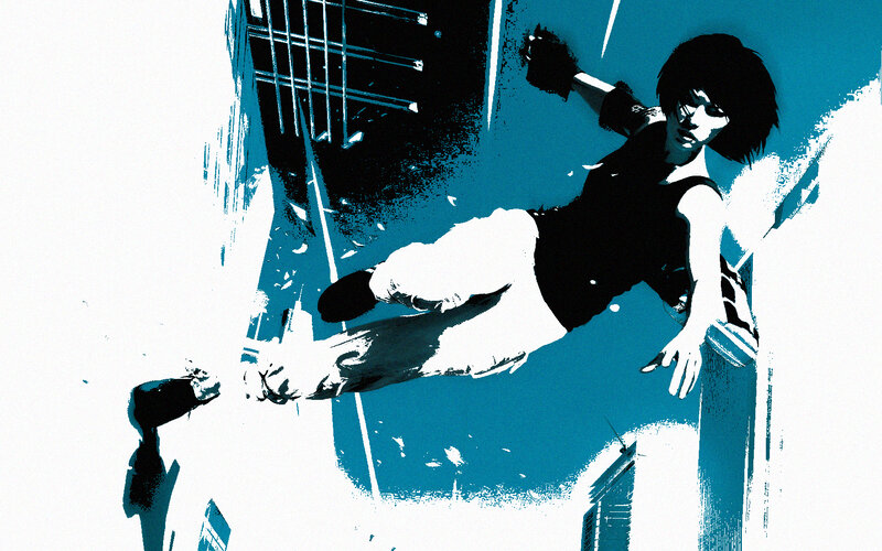 woman in mid-air action