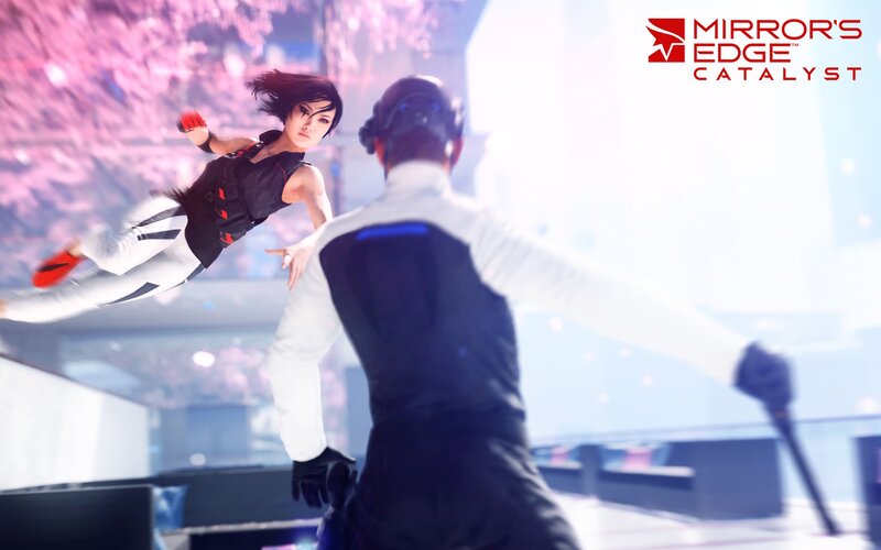 Woman in Mid-air Kick