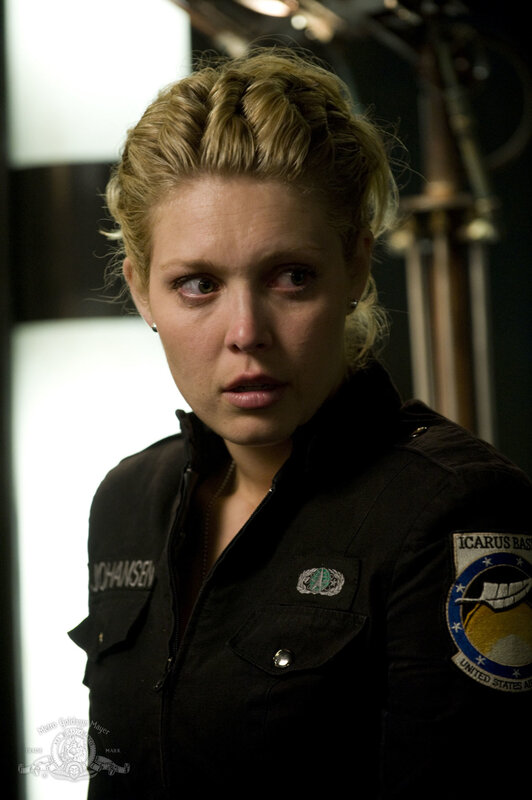 Woman in military uniform