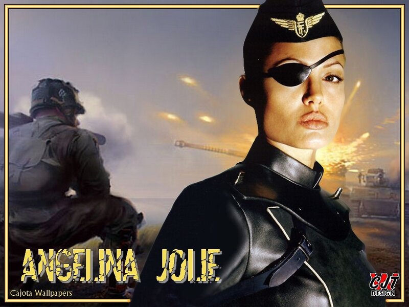 Woman in Military Uniform — Black, Dramatic, Sunset