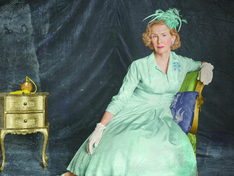 Woman in Mint Dress — Mint Green, Dramatic