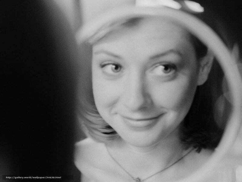 woman in mirror reflection