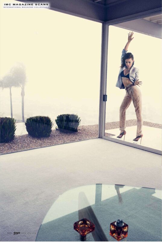 woman in modern home
