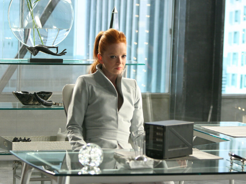 Woman in modern office