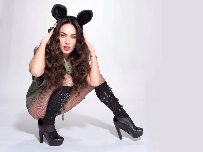 Woman in Mouse Ears