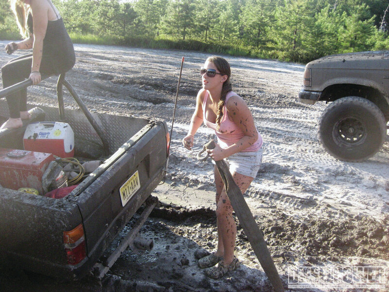 Woman in Mud
