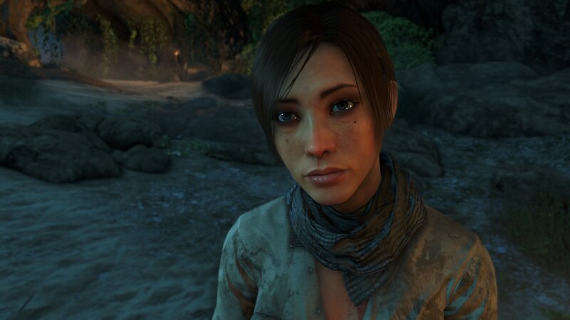 Woman in Muddy Clothes — Brown