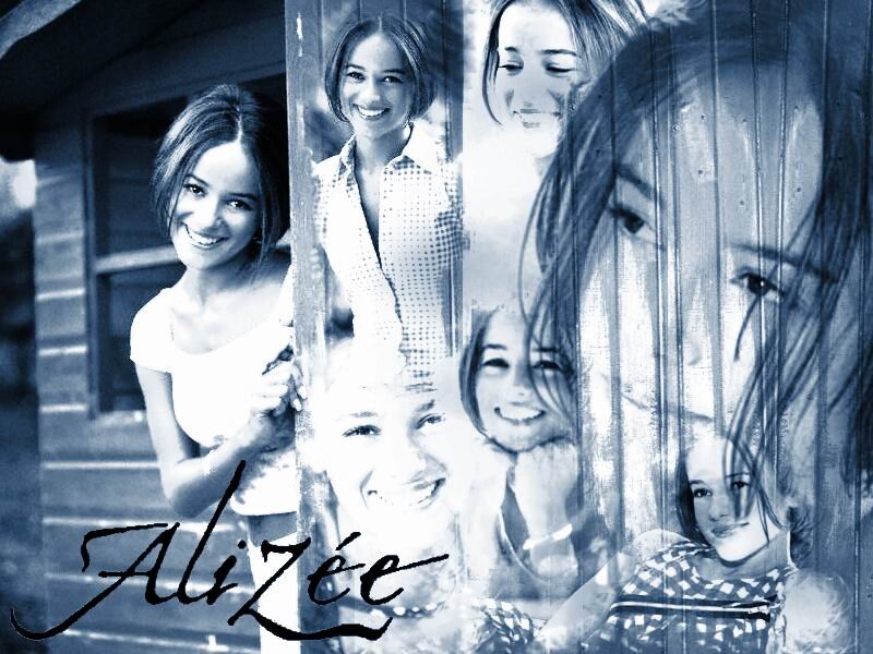 Woman in Multiple Photos — Blue