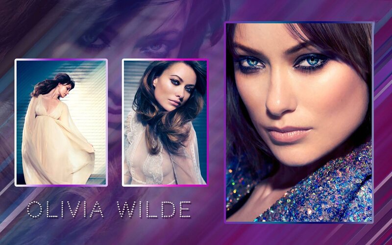 Woman in Multiple Portraits — Purple
