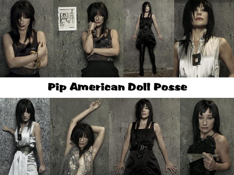 Woman in Multiple Poses — Gray
