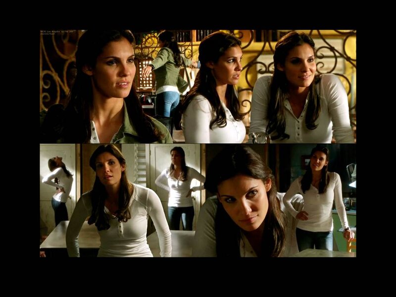 Woman in Multiple Scenes — White