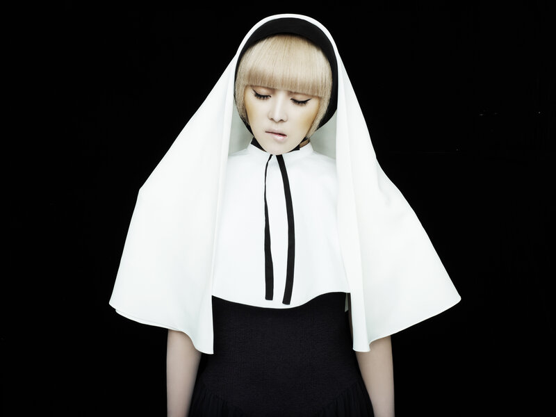 woman in nun costume