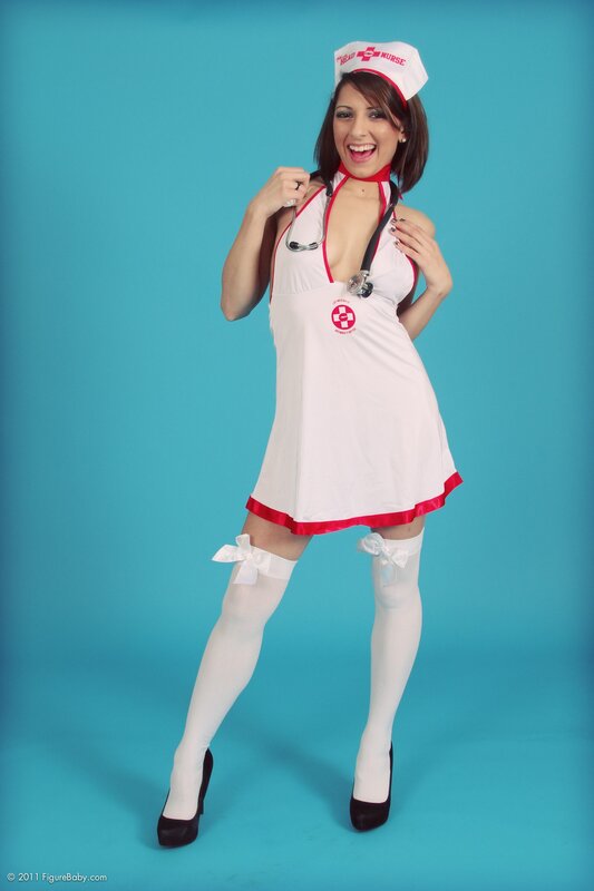 woman in nurse costume
