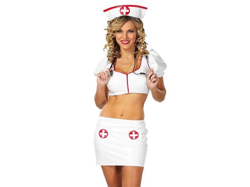woman in nurse costume