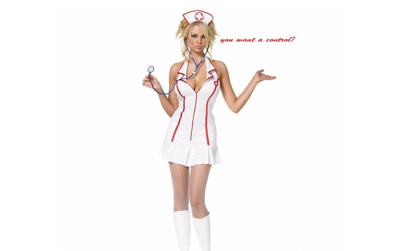 woman in nurse costume