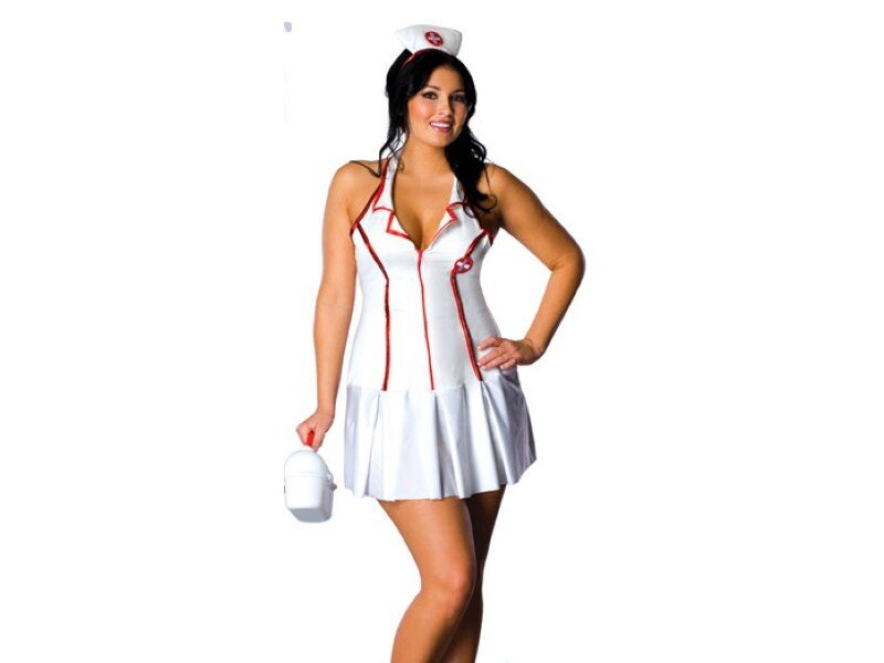 woman in nurse costume