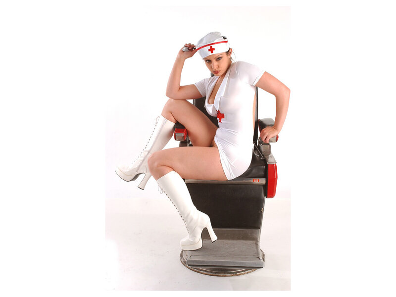 woman in nurse costume