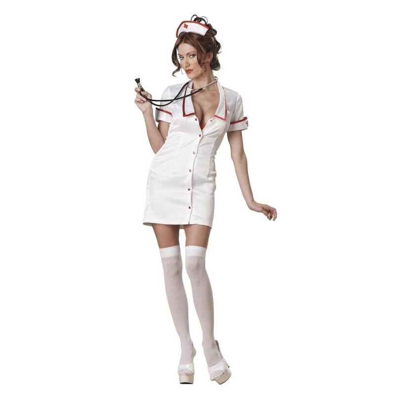 woman in nurse costume