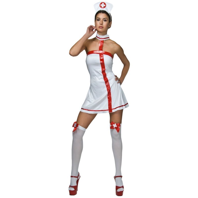 woman in nurse costume