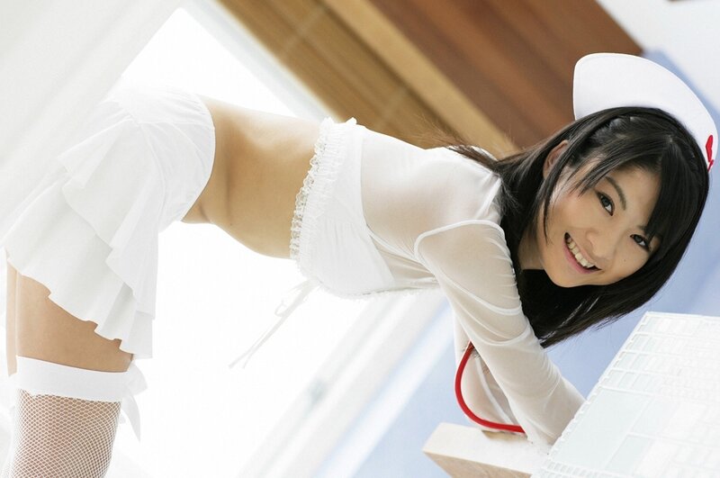 woman in nurse costume