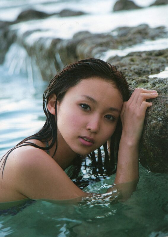 woman in ocean water