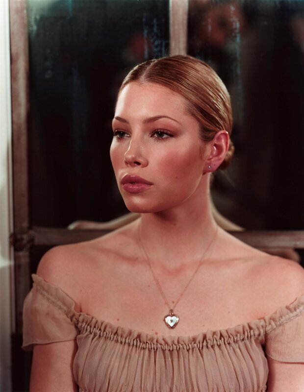 Woman in Off-shoulder Top — Beige, Contemplative
