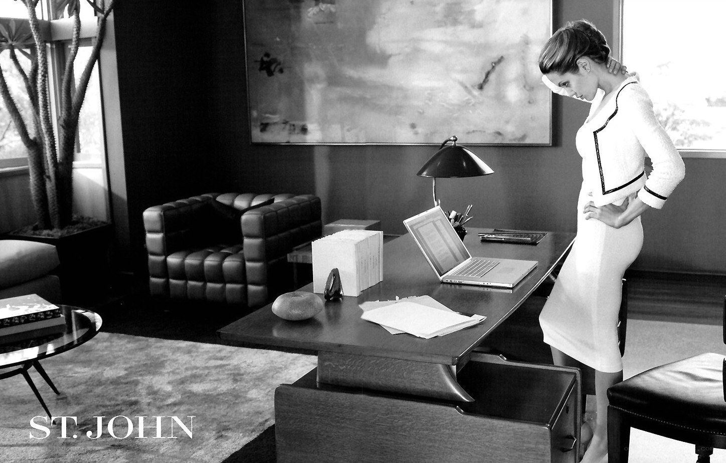 woman in office setting