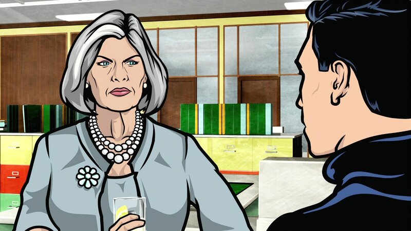 woman in office with man