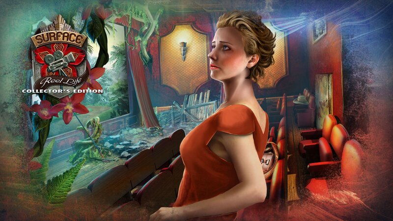 Woman in Orange Dress — Red, Dramatic