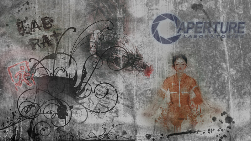 Woman in Orange Jumpsuit — Gray