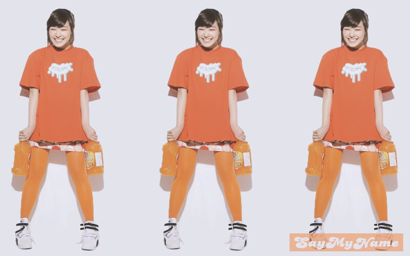 woman in orange outfit