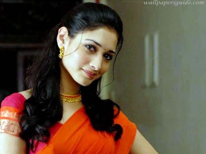 Woman in Orange Sari — Calm