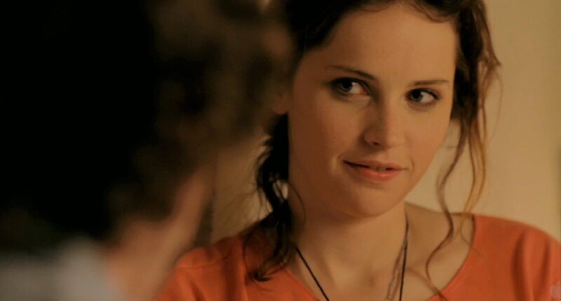 Woman in Orange Shirt — Intense