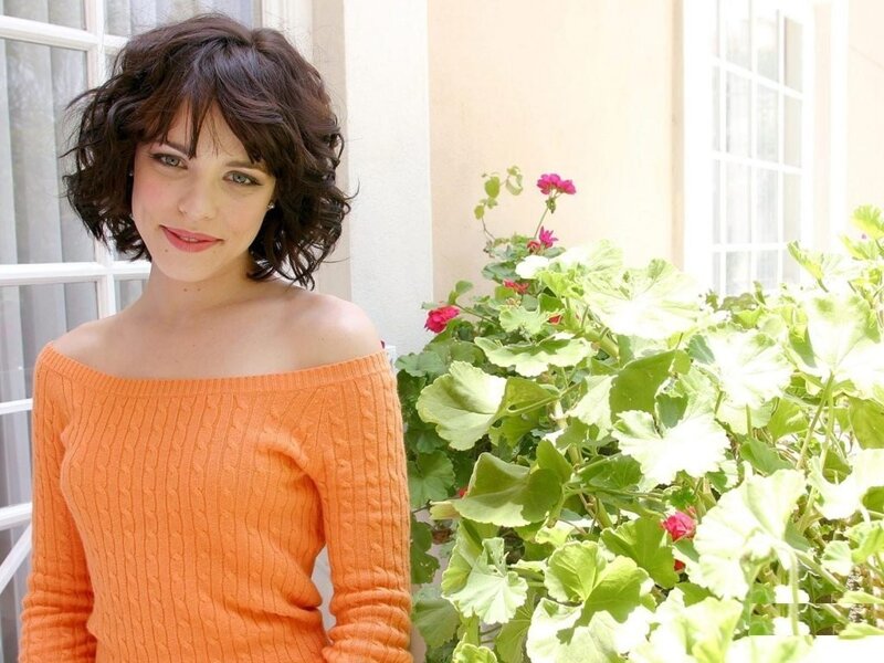 woman in orange sweater