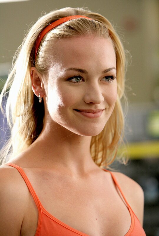 woman in orange top