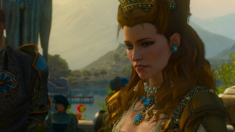 Woman in Ornate Armor — Brown, Serene