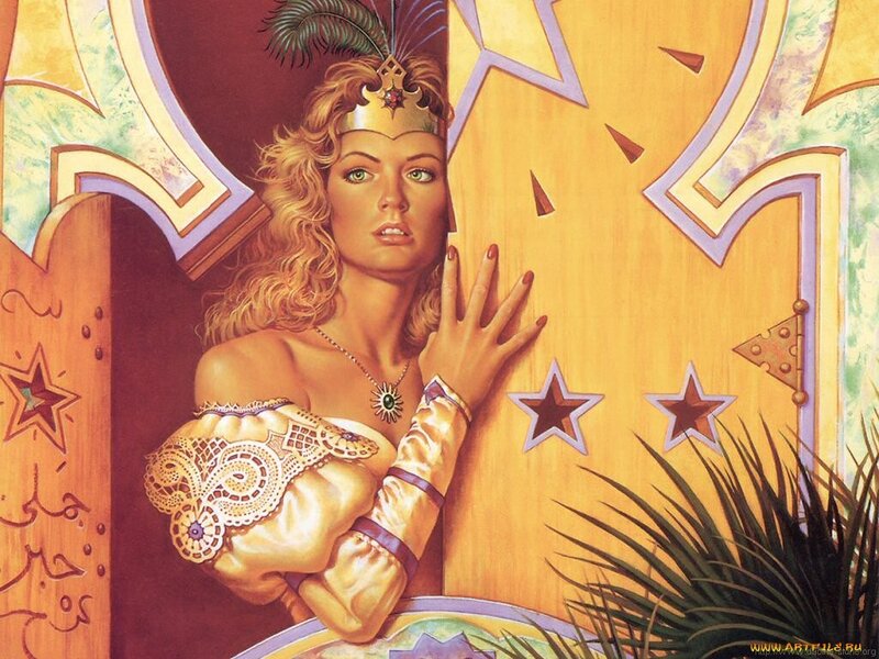 woman in ornate costume