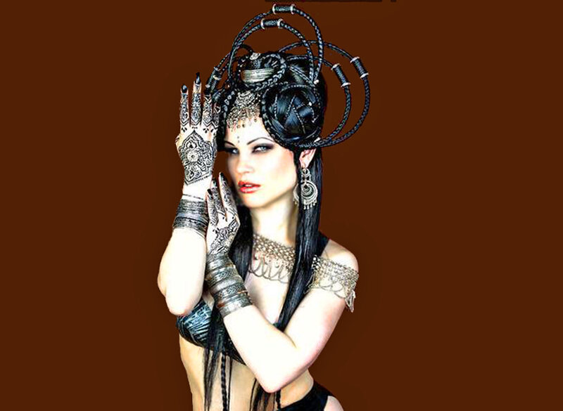 woman in ornate costume
