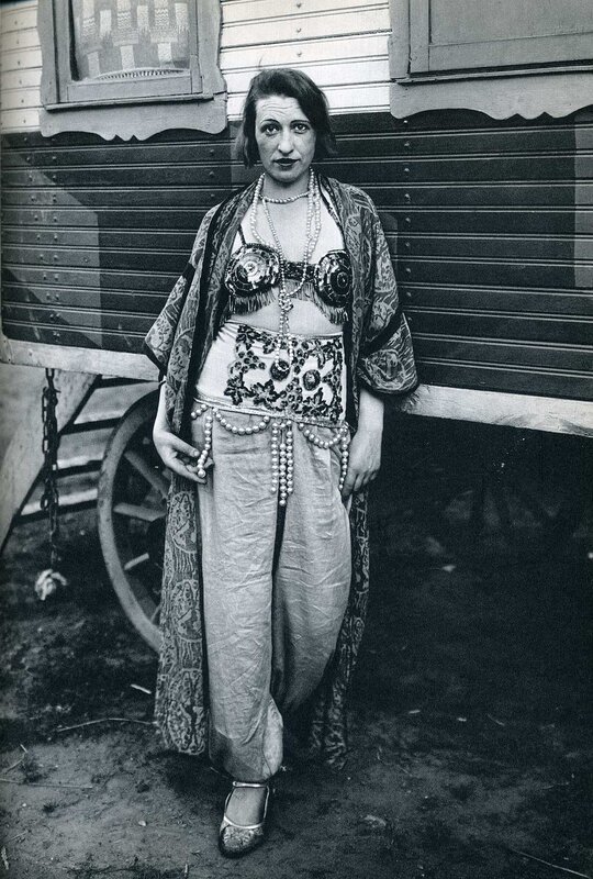 Woman in ornate costume