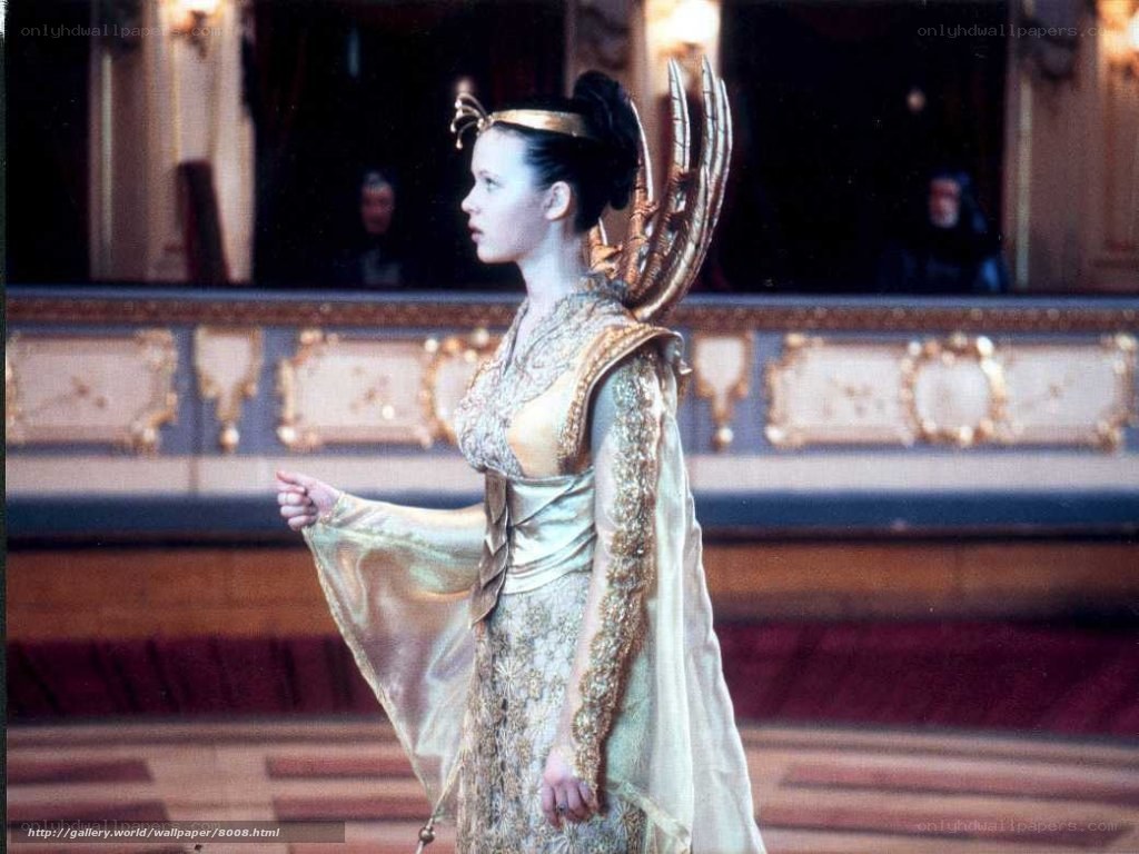 woman in ornate costume on stage